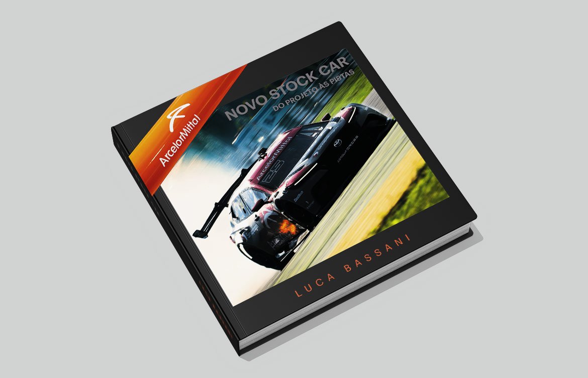 Capa do Livro da Stock Car ArcelorMittal by Luca Bassani
